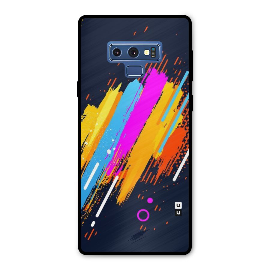 Abstract Shades Metal Back Case for Galaxy Note 9