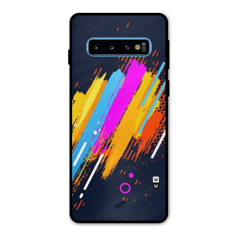 Abstract Shades Metal Back Case for Galaxy S10