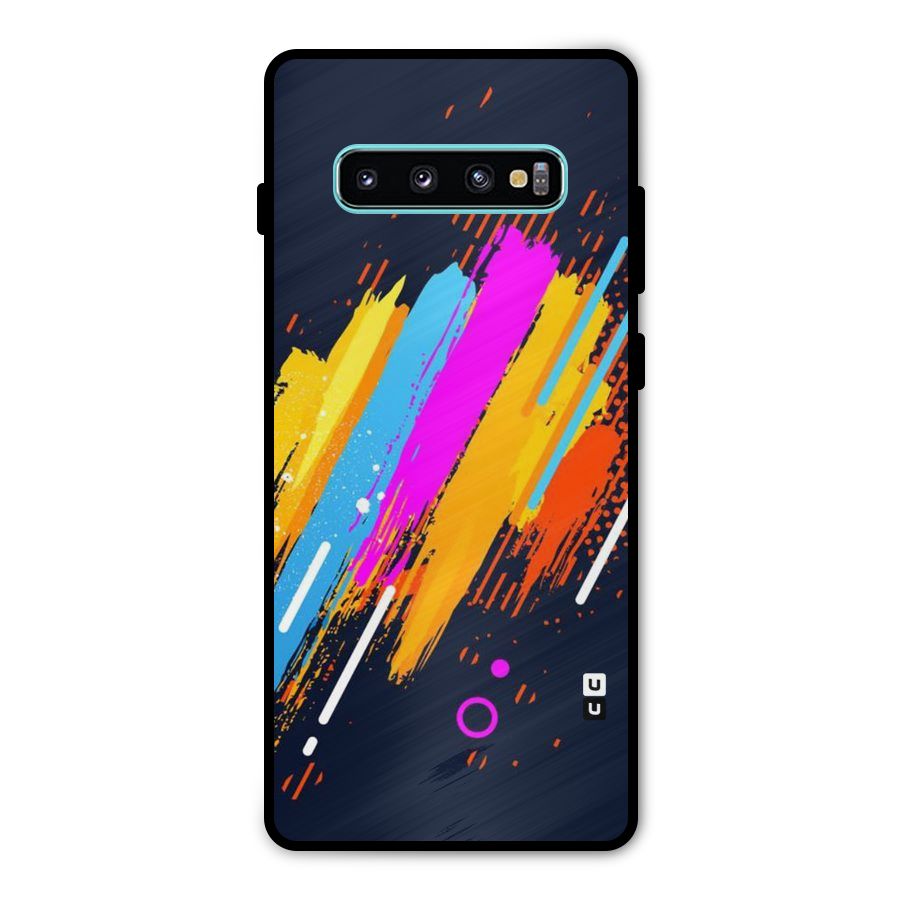 Abstract Shades Metal Back Case for Galaxy S10 Plus