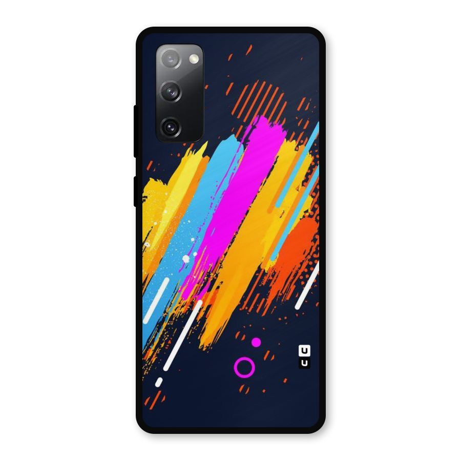 Abstract Shades Metal Back Case for Galaxy S20 FE 5G