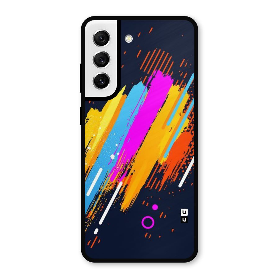 Abstract Shades Metal Back Case for Galaxy S21 FE 5G