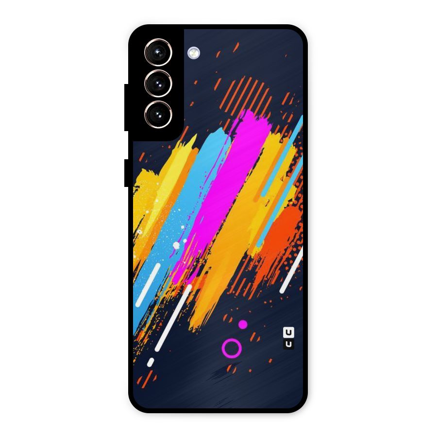 Abstract Shades Metal Back Case for Galaxy S21 Plus