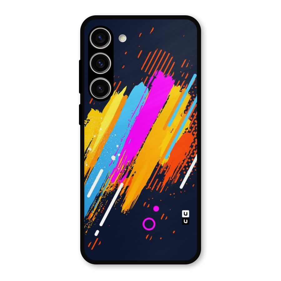 Abstract Shades Metal Back Case for Galaxy S23 Plus