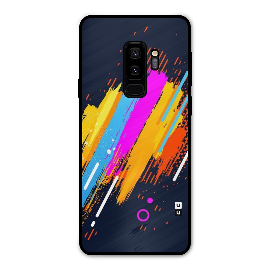 Abstract Shades Metal Back Case for Galaxy S9 Plus