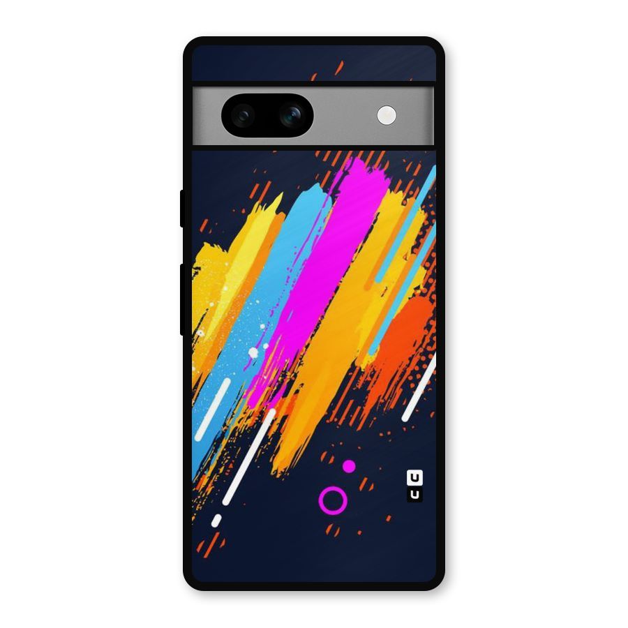 Abstract Shades Metal Back Case for Google Pixel 7a