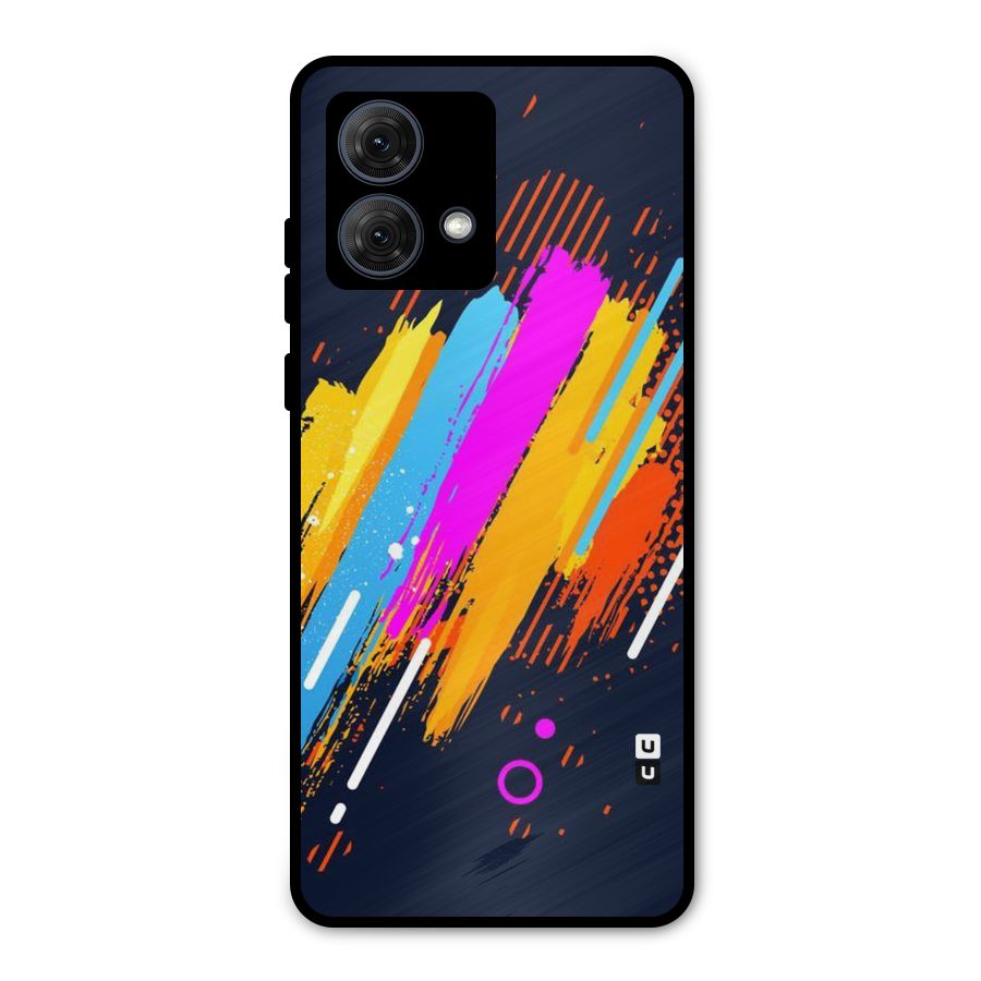 Abstract Shades Metal Back Case for Moto G84