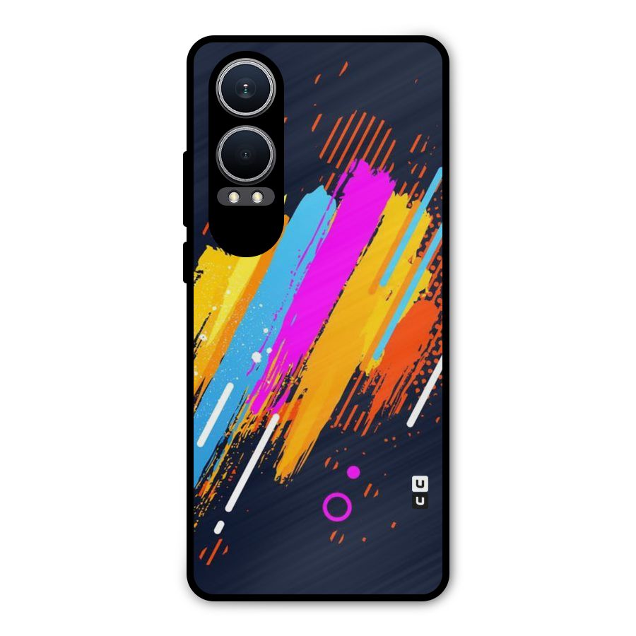 Abstract Shades Metal Back Case for OnePlus Nord CE4 Lite