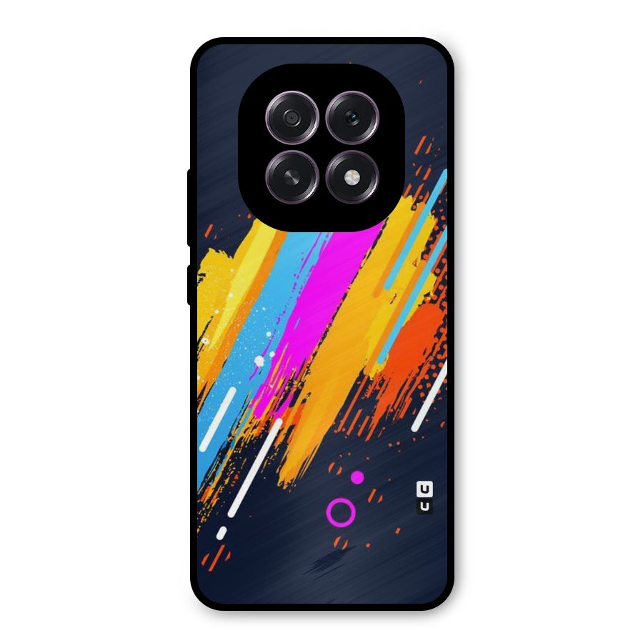 Abstract Shades Metal Back Case for Oppo F29