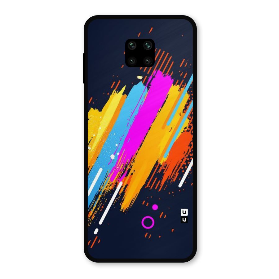 Abstract Shades Metal Back Case for Poco M2
