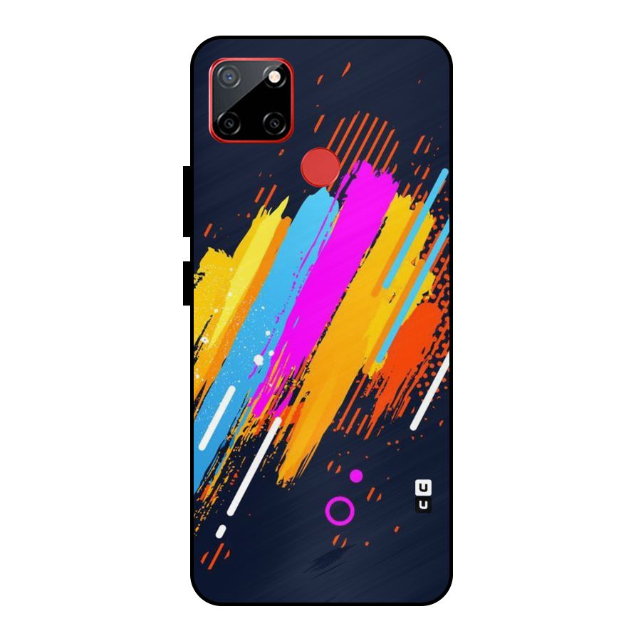 Abstract Shades Metal Back Case for Realme C12