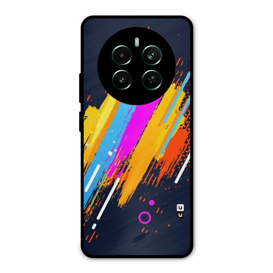 Abstract Shades Metal Back Case for Realme Narzo 70 Pro