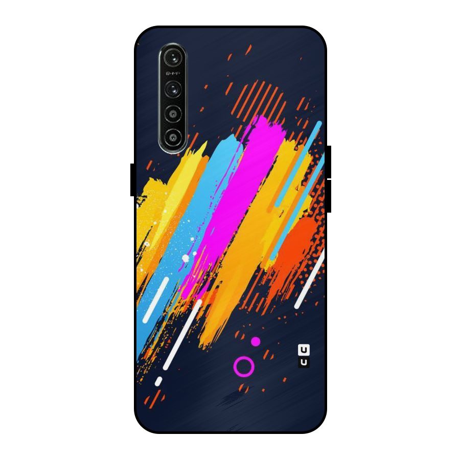 Abstract Shades Metal Back Case for Realme XT