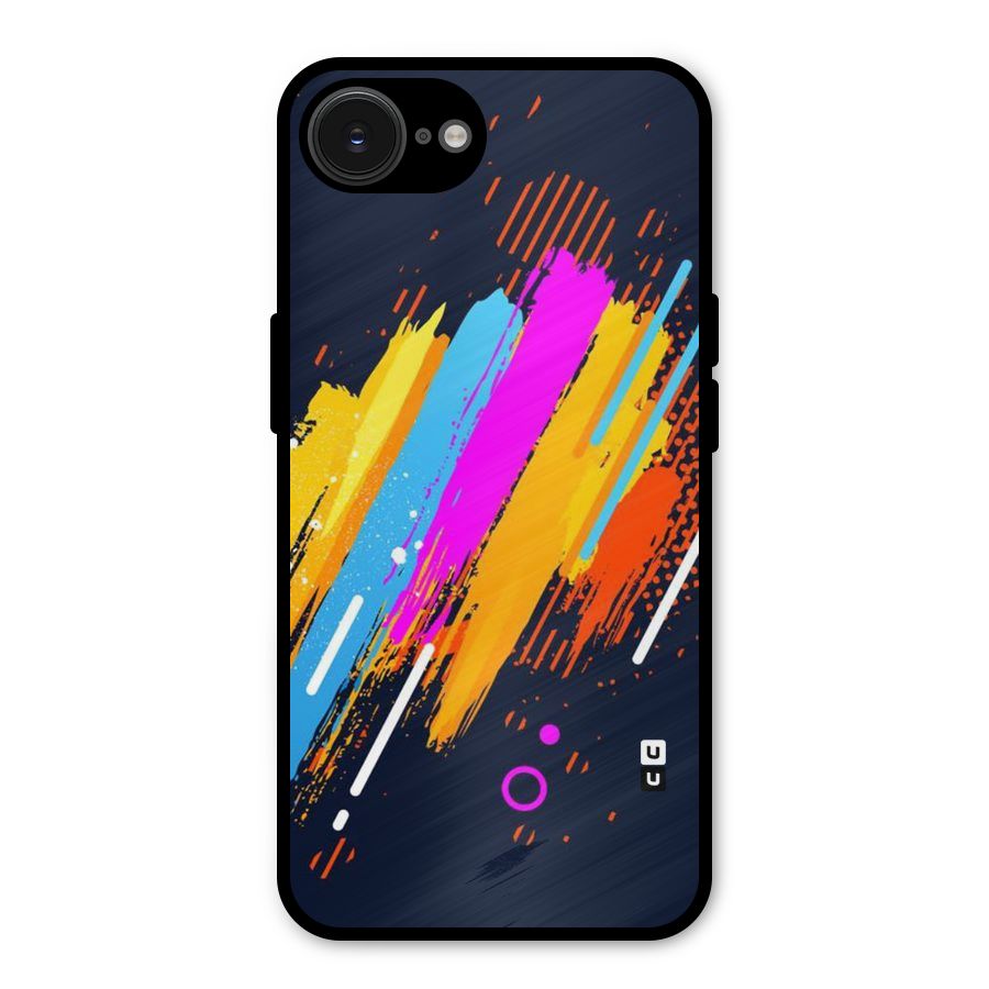 Abstract Shades Metal Back Case for iPhone 16e