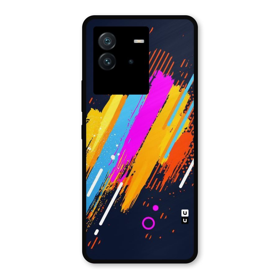 Abstract Shades Metal Back Case for iQOO Neo 6 5G