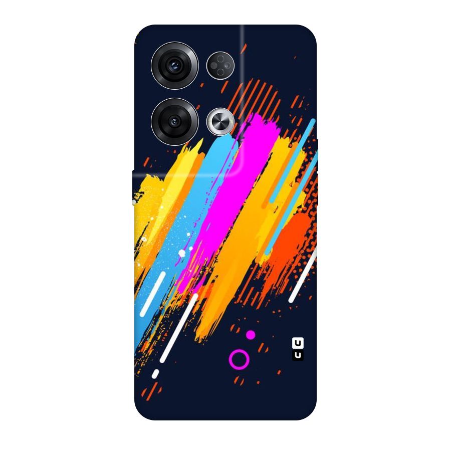 Abstract Shades Original Polycarbonate Back Case for Oppo Reno8 Pro 5G