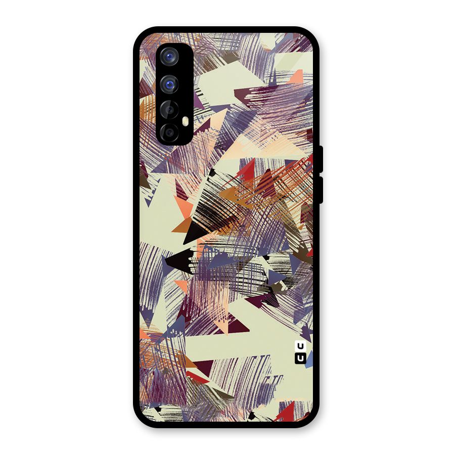 Abstract Sketch Glass Back Case for Realme Narzo 20 Pro