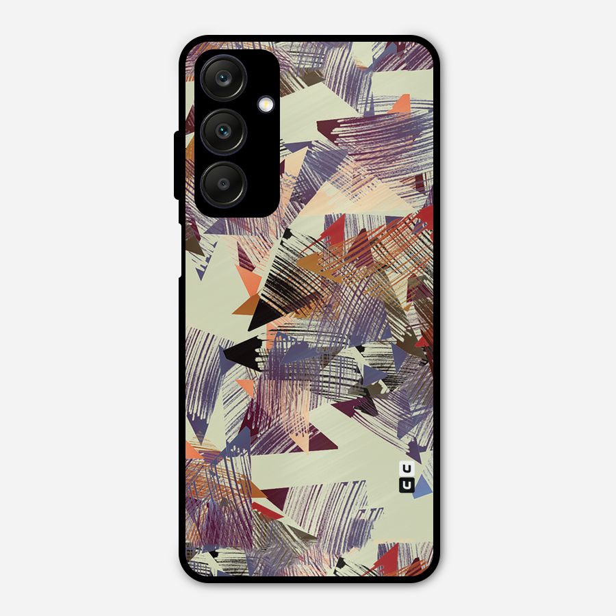 Abstract Sketch Metal Back Case for Galaxy A25 5G