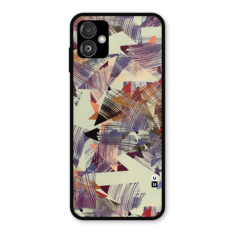 Abstract Sketch Metal Back Case for Galaxy F14