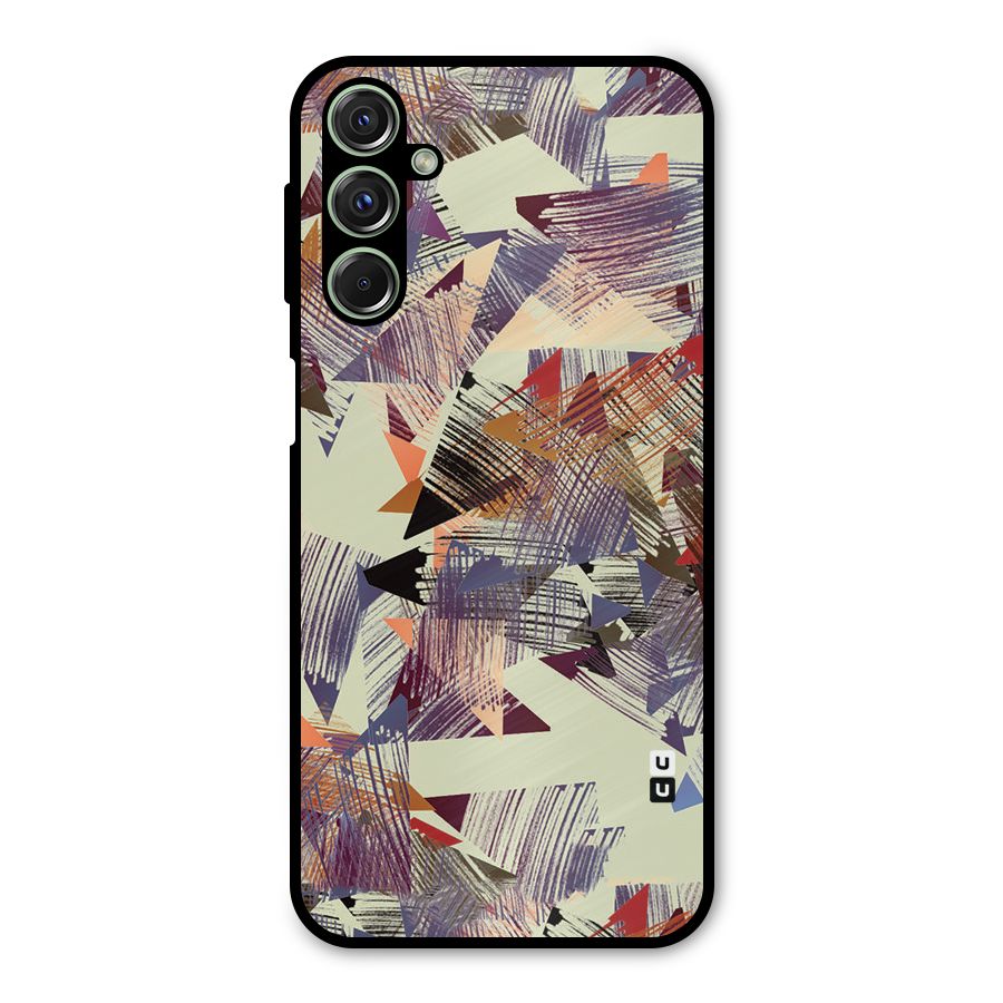Abstract Sketch Metal Back Case for Galaxy F34