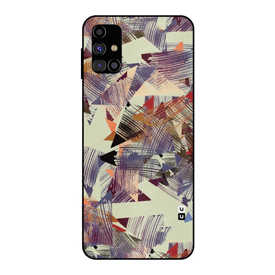 Abstract Sketch Metal Back Case for Galaxy M31s