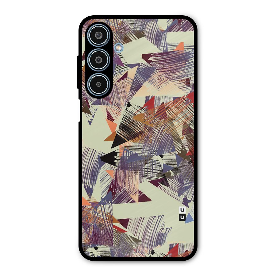 Abstract Sketch Metal Back Case for Galaxy M35