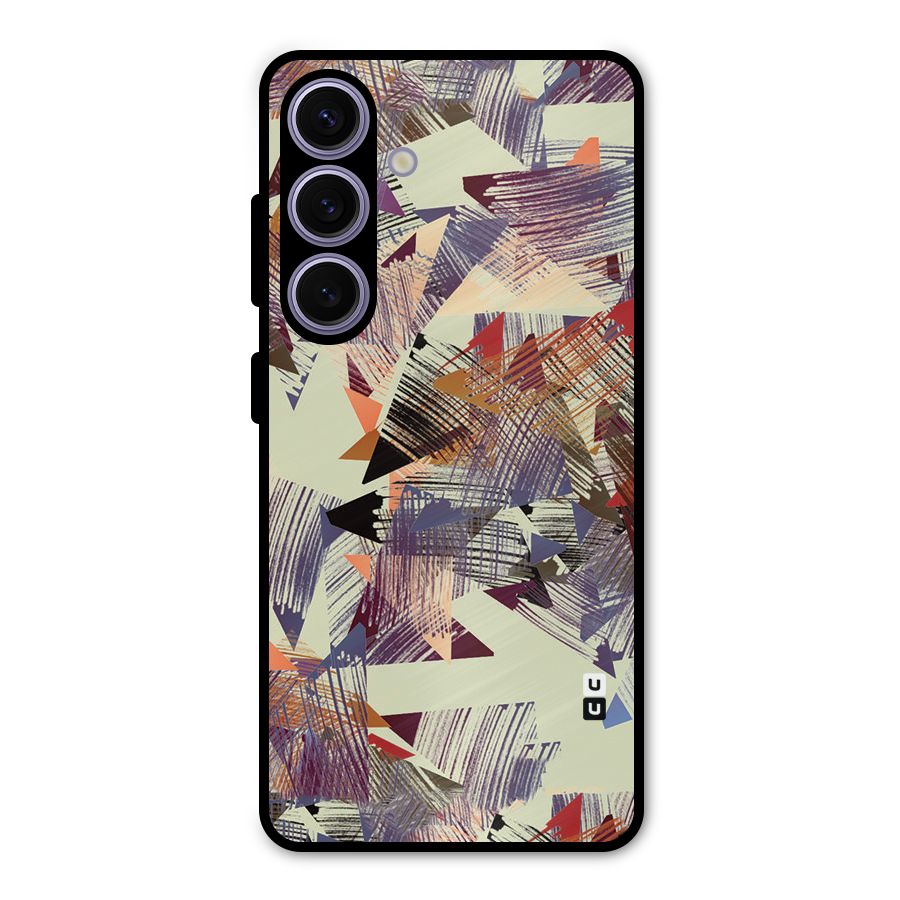 Abstract Sketch Metal Back Case for Galaxy S24