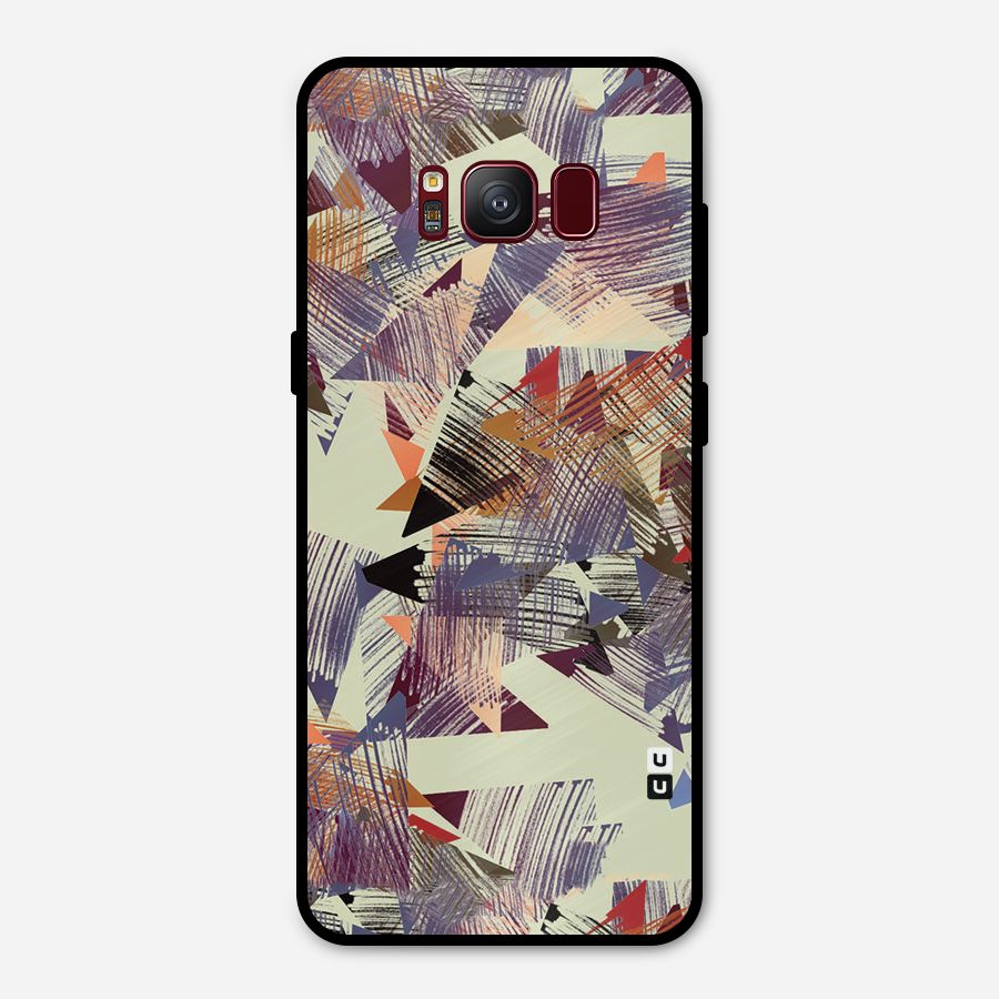 Abstract Sketch Metal Back Case for Galaxy S8