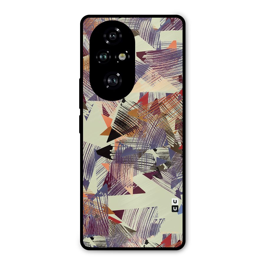 Abstract Sketch Metal Back Case for Honor 200 Pro