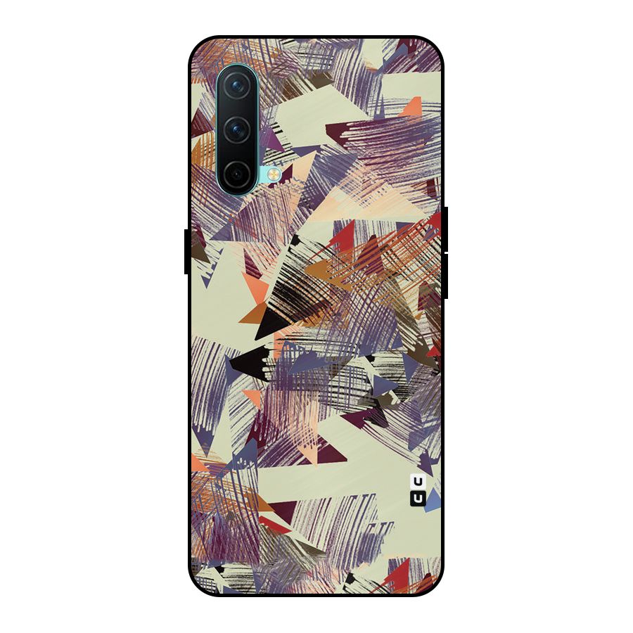 Abstract Sketch Metal Back Case for OnePlus Nord CE 5G