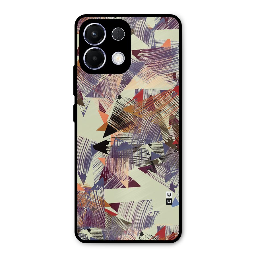 Abstract Sketch Metal Back Case for Oppo K13