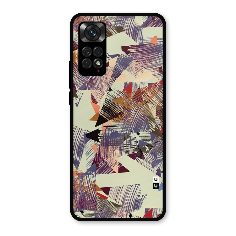 Abstract Sketch Metal Back Case for Redmi Note 11s
