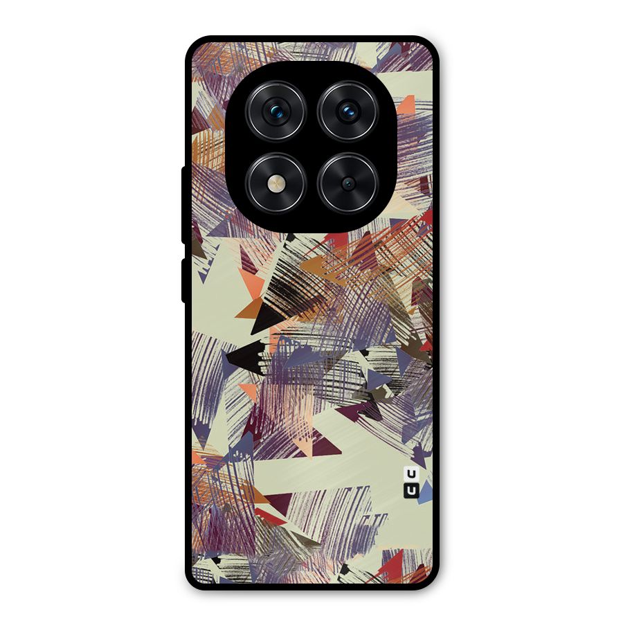 Abstract Sketch Metal Back Case for Redmi Note 14 Pro 5G