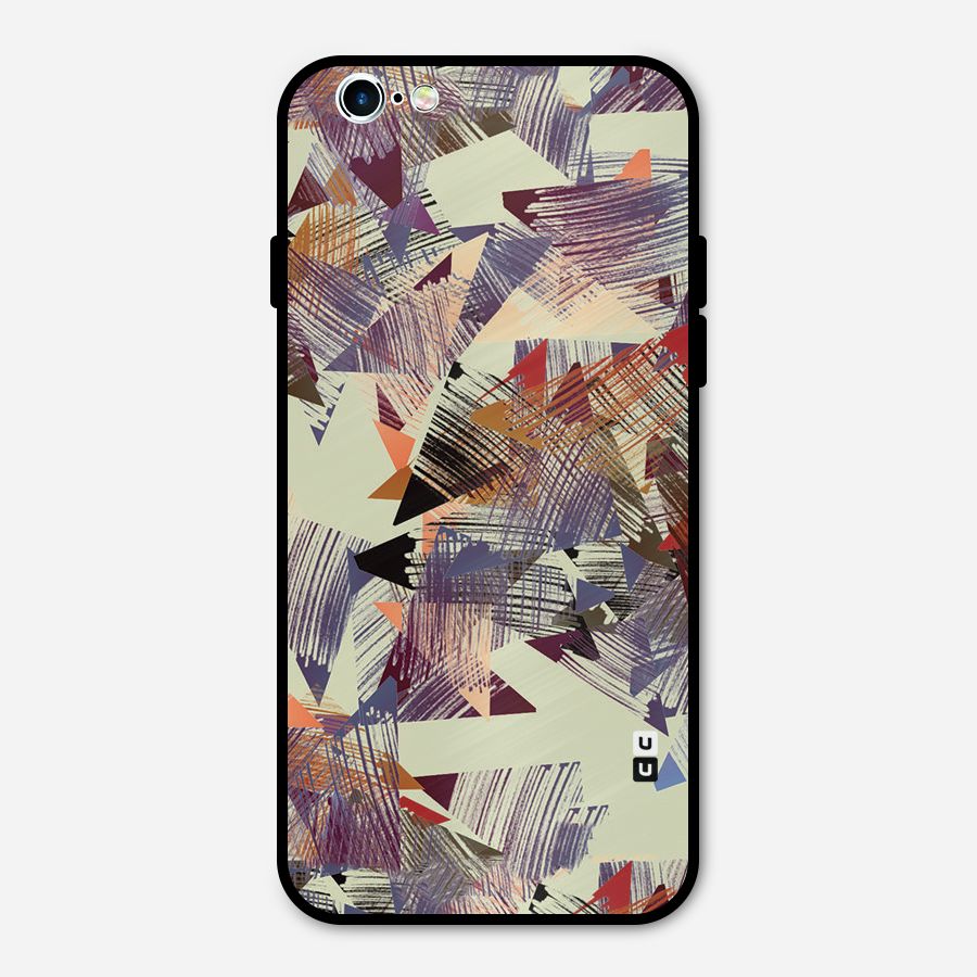 Abstract Sketch Metal Back Case for iPhone 6 6s