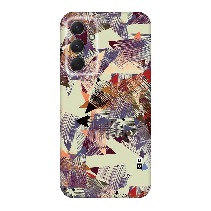 Abstract Sketch Original Polycarbonate Back Case for Galaxy A54