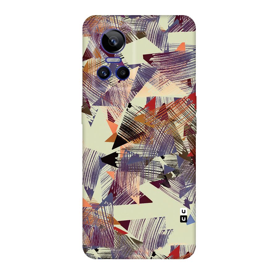 Abstract Sketch Original Polycarbonate Back Case for Realme GT Neo 3