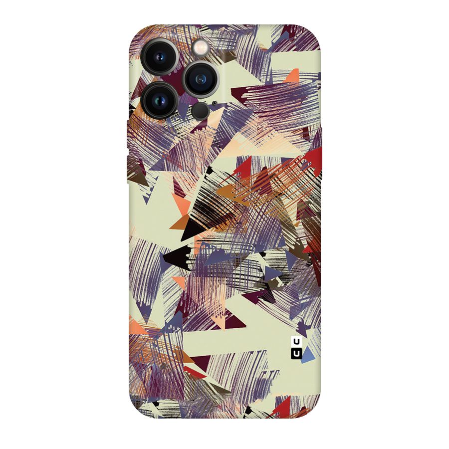 Abstract Sketch Original Polycarbonate Back Case for iPhone 13 Pro Max