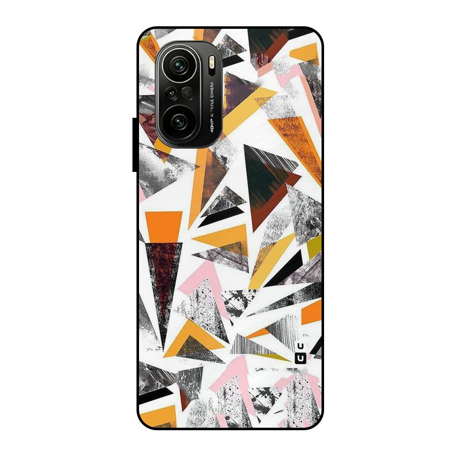 Abstract Sketchy Triangles Metal Back Case for Mi 11x