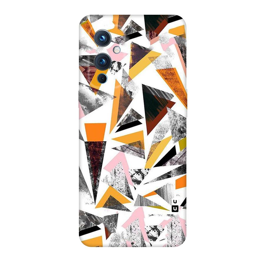 Abstract Sketchy Triangles Original Polycarbonate Back Case for OnePlus 9
