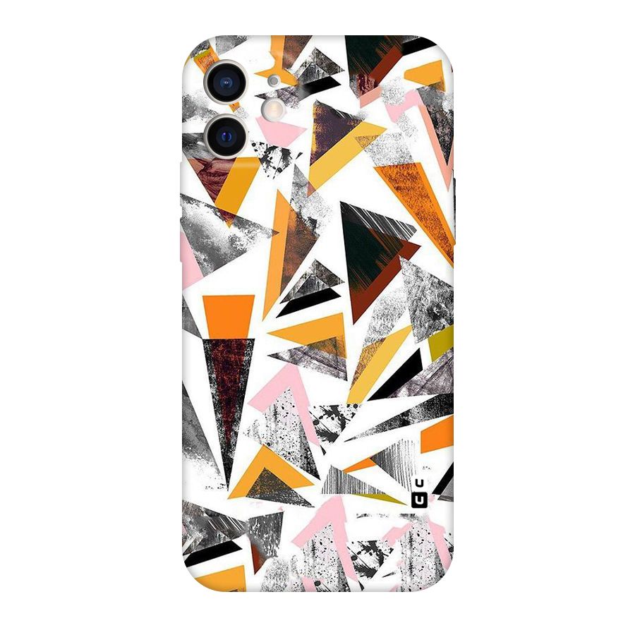 Abstract Sketchy Triangles Original Polycarbonate Back Case for iPhone 12 Pro