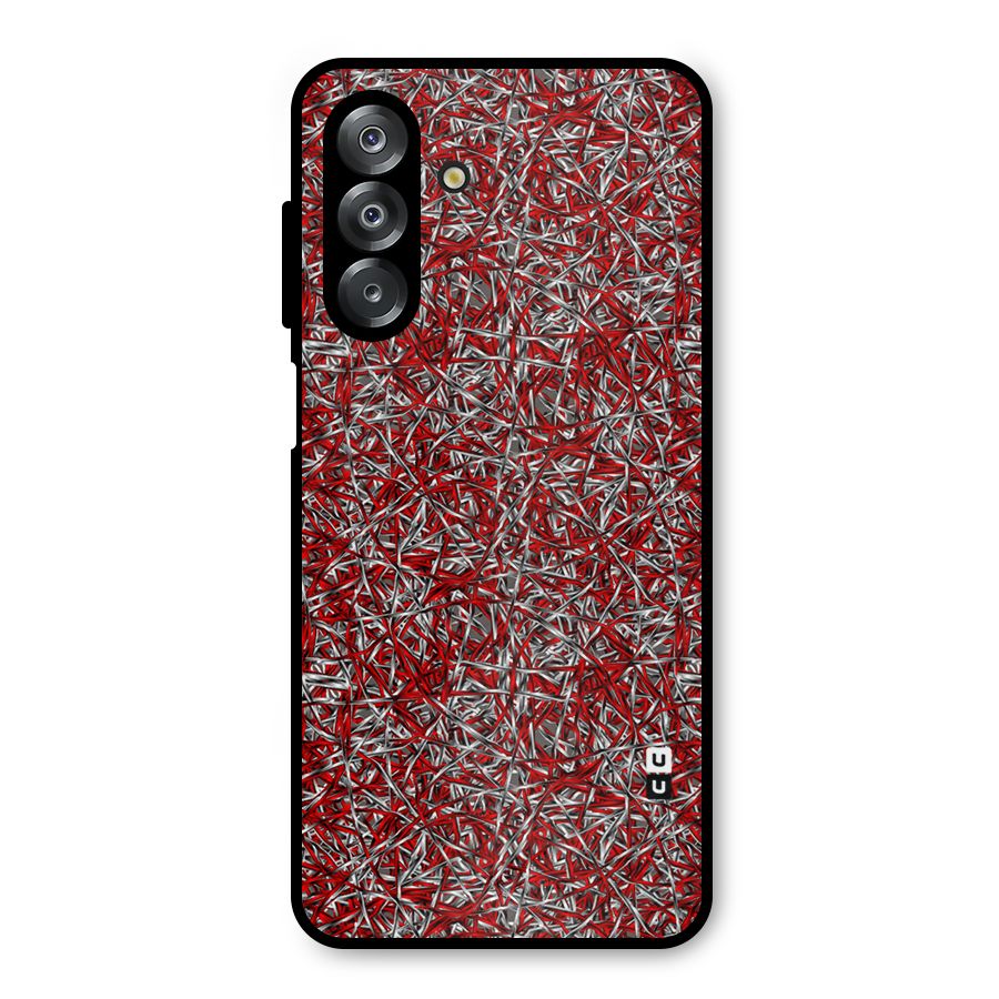 Abstract Threads Metal Back Case for Galaxy A26