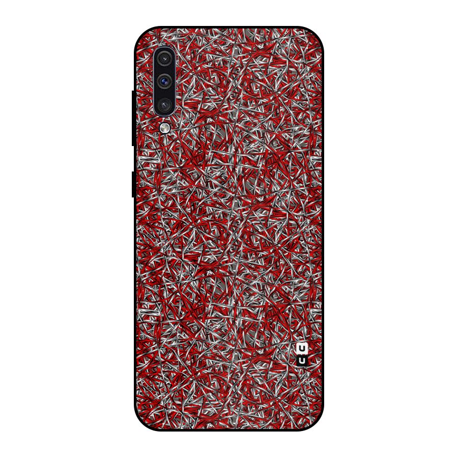 Abstract Threads Metal Back Case for Galaxy A30s