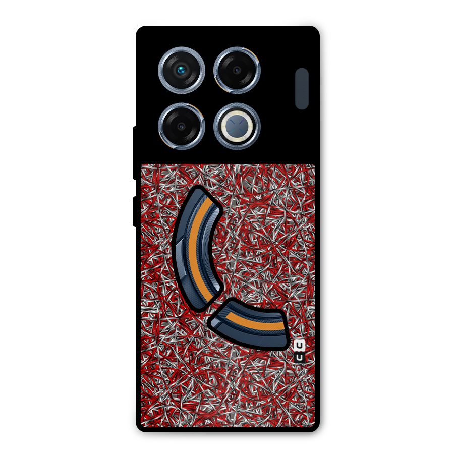 Abstract Threads Metal Back Case for Infinix GT 20 Pro