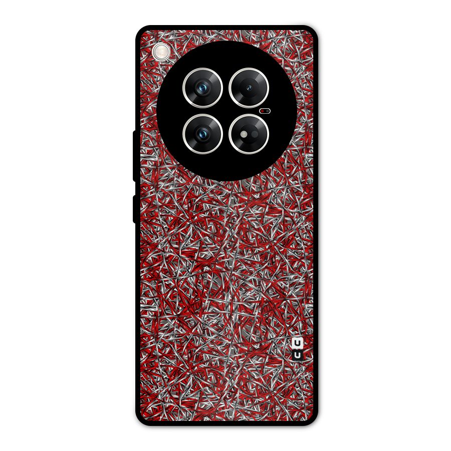 Abstract Threads Metal Back Case for Infinix Zero 40 5G