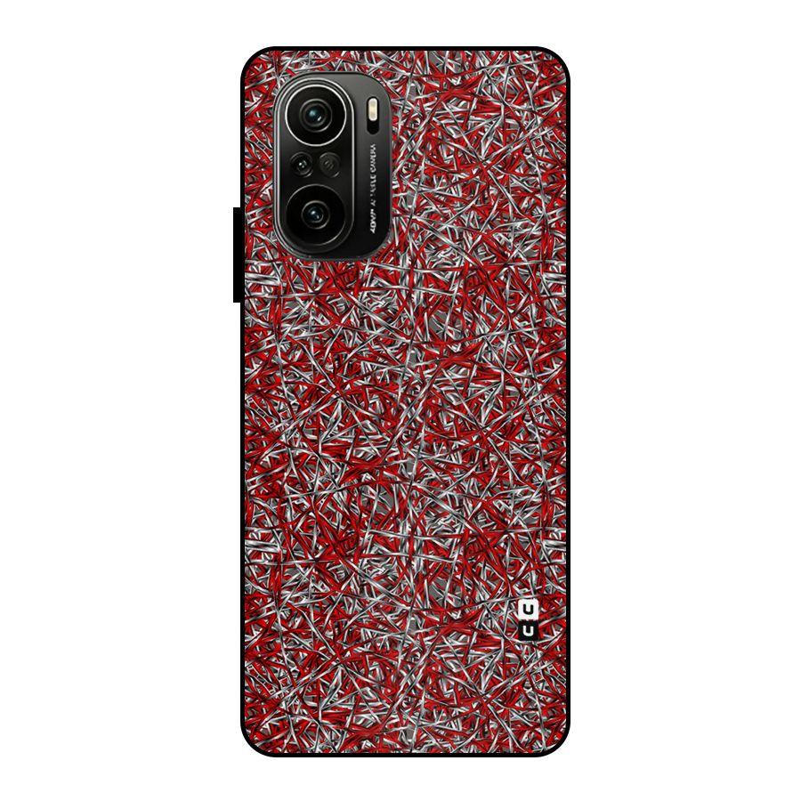 Abstract Threads Metal Back Case for Mi 11X Pro