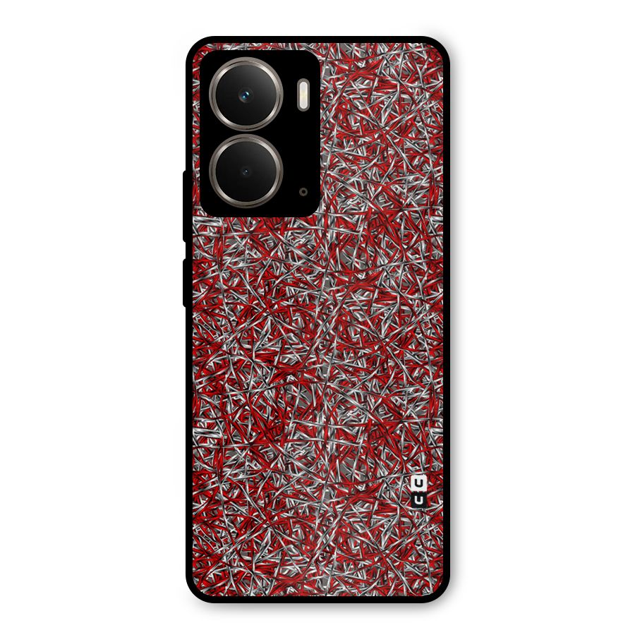 Abstract Threads Metal Back Case for Realme P3