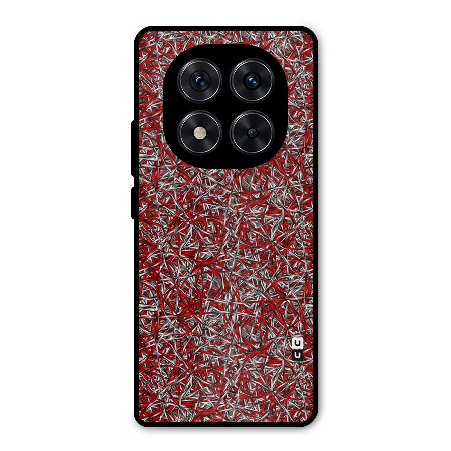 Abstract Threads Metal Back Case for Redmi Note 14 Pro 5G