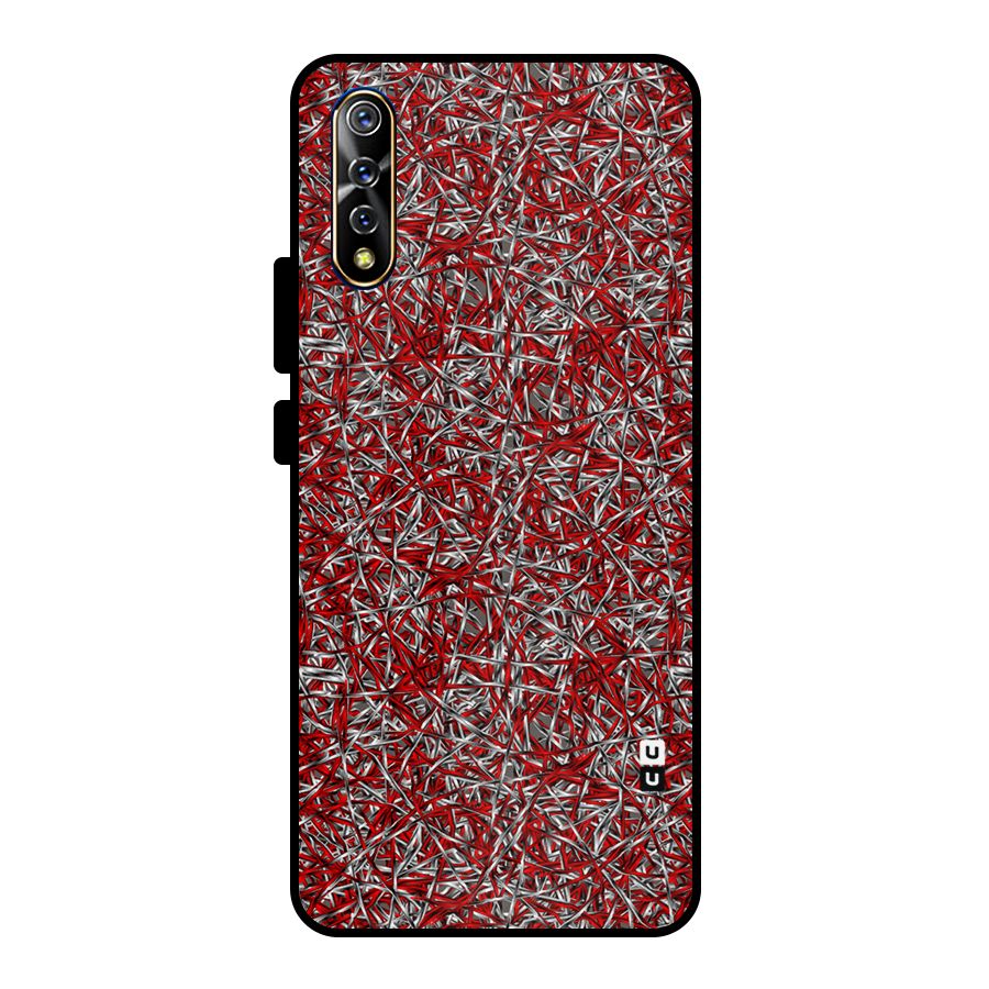 Abstract Threads Metal Back Case for Vivo S1