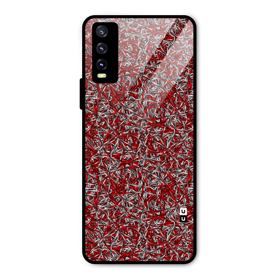 Abstract Threads Metal Back Case for Vivo Y20