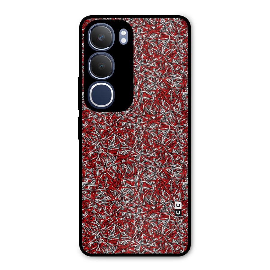 Abstract Threads Metal Back Case for Vivo Y29