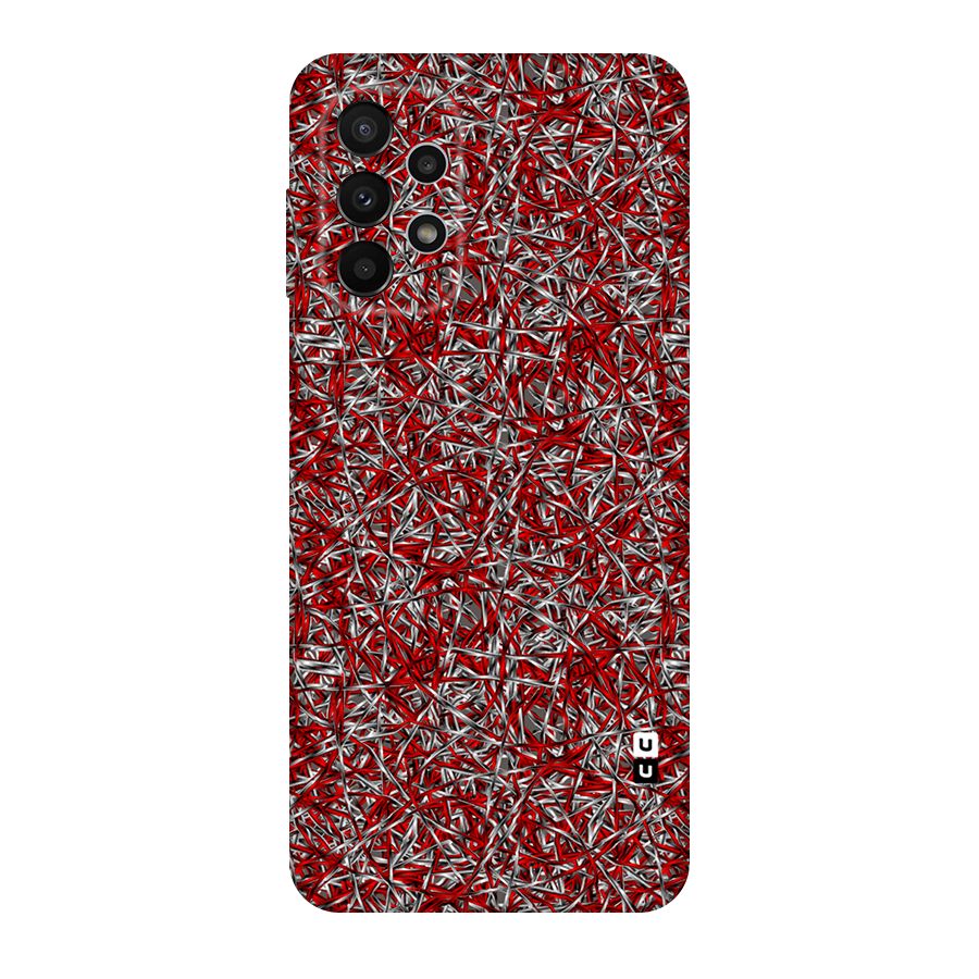 Abstract Threads Original Polycarbonate Back Case for Galaxy A23